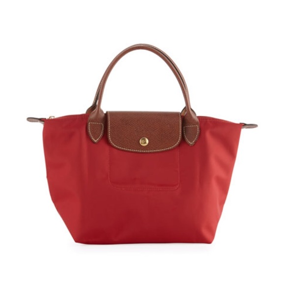 Longchamp Handbags - Longchamp Mini Foldable Tote, Red